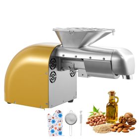 Oil Press Machine, 11 LBS/H Capacity, 1250W Oil Extractor Machine, Automatic Electric Oil Maker for Home Commercial Use