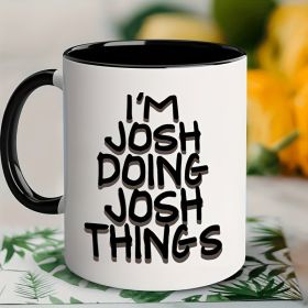 Ceramic Coffee Cup (Option: Black ink inside)